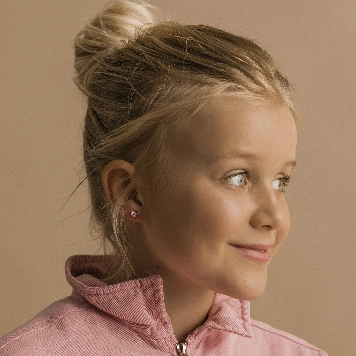 Swarovski krystall- øredobber 6 mm - Bilde 3