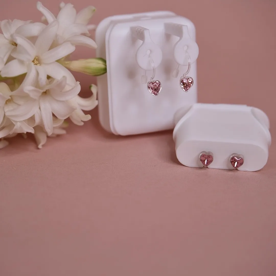 Vakre hjerteformede ametyst Swarovski-krystaller 6 mm - Bilde 5