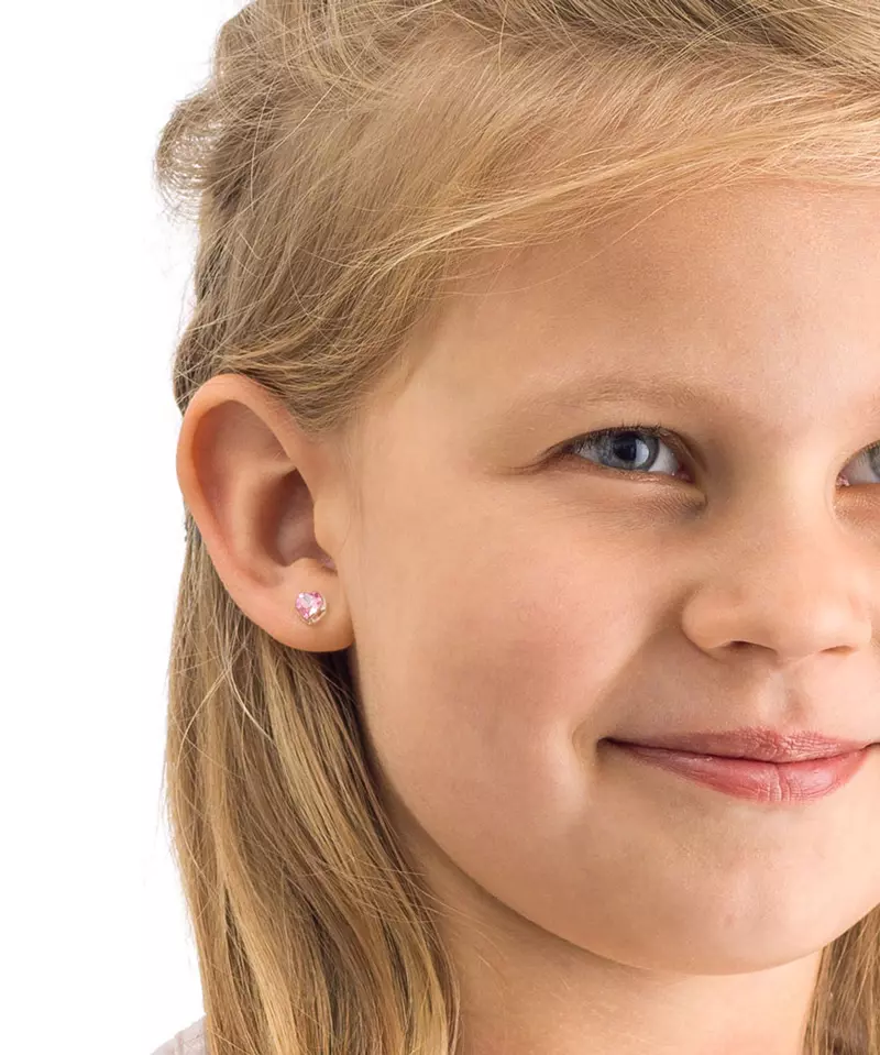 Vakre hjerteformede rosa Swarovski-krystaller 6 mm - Bilde 3