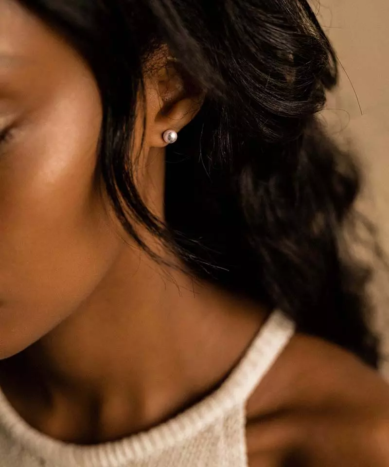 Perleøredobber i medisinsk titan 6 mm - Bilde 3