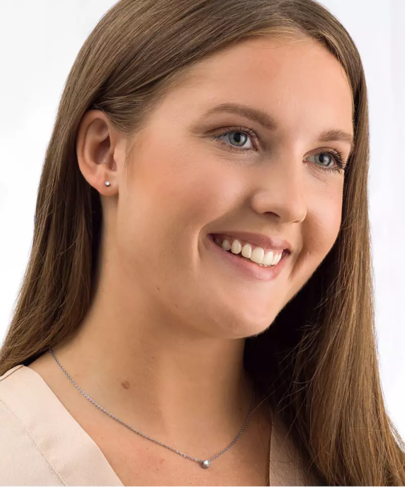 Swarovski krystall- øredobber med avrundet kant 3 mm - Bilde 4